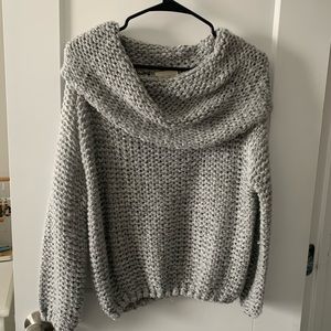 Off the shoulder sweater